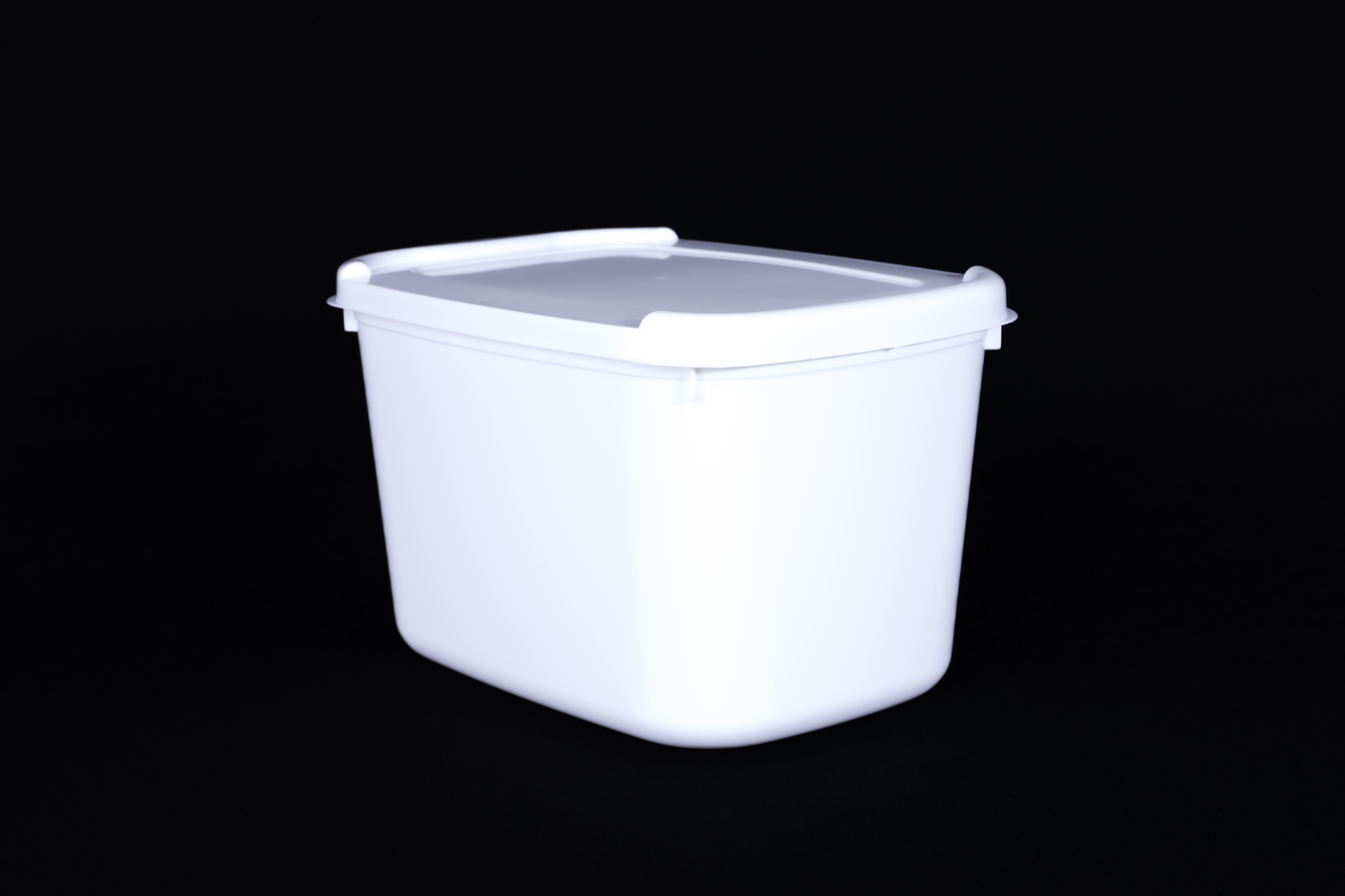 Pote Retangular Branco 2L